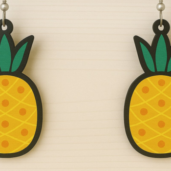 Intra απο ξύλο plywood 3mm-4mm πάχος – Καλοκαιρινά σκουλαρίκια Πακέτο Δίασταση  5x5 cm INTRAFABR-123080675 - Image 10