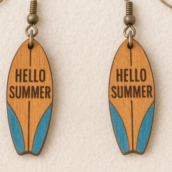 Intra απο ξύλο plywood 3mm-4mm πάχος – Καλοκαιρινά σκουλαρίκια Bundle Cut Laser Δίασταση  5x5 cm INTRAFABR-120915412 - Image 13