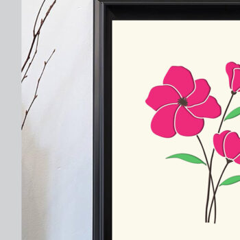 Intra απο ξύλο plywood 3mm-4mm πάχος – Summer Flowers,, Multilayer Δίασταση  20x20 cm INTRAFABR-104011054 - Image 1