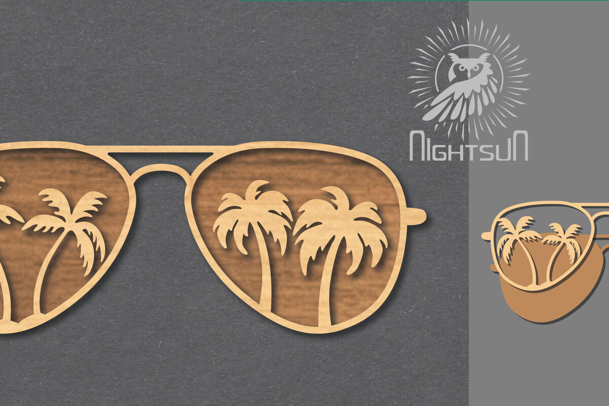 Intra απο ξύλο plywood 3mm-4mm πάχος – Θερινά Γυαλιά Διακόσμηση 1 Δίασταση  20x20 cm INTRAFABR-118601387