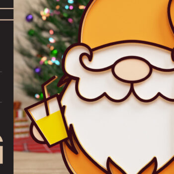 Intra απο ξύλο plywood 3mm-4mm πάχος – Summer Gnome Papercut 3D Δίασταση  20x20 cm INTRAFABR-73395377 - Image 3