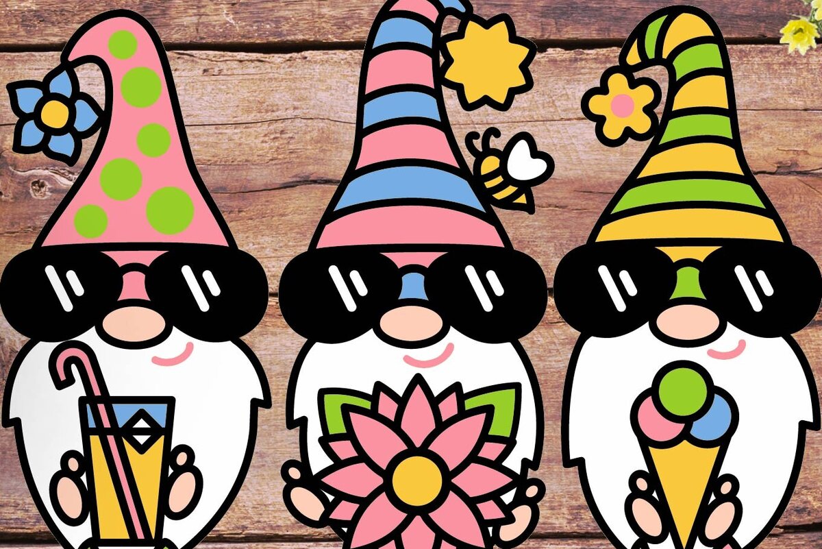 Intra απο ξύλο plywood 3mm-4mm πάχος – Καλοκαιρινή καλικάντζαρα | Καλώς ήλθατε στο 3d Gnome Summer Δίασταση  20x20 cm INTRAFABR-88769097