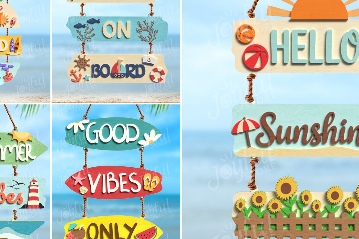 Intra απο ξύλο plywood 3mm-4mm πάχος – Πακέτο για καλοκαιρινή κρεμαστή πινακίδα Δίασταση  20x20 cm INTRAFABR-122186112