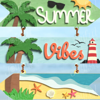 Intra απο ξύλο plywood 3mm-4mm πάχος – Πακέτο για καλοκαιρινή κρεμαστή πινακίδα Δίασταση  20x20 cm INTRAFABR-122186112 - Image 3