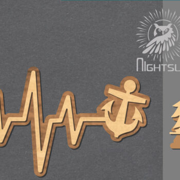 Intra απο ξύλο plywood 3mm-4mm πάχος – Summer HeartbeatDecoration 4 Δίασταση  20x20 cm INTRAFABR-118400363 - Image 1