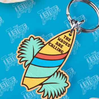 Intra απο ξύλο plywood 3mm-4mm πάχος – Καλοκαιρινό μπρελόκ με  κοπής με λέιζερ Δίασταση  5x5 cm INTRAFABR-100123888 - Image 9