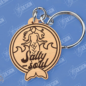 Intra απο ξύλο plywood 3mm-4mm πάχος – Καλοκαιρινό μπρελόκ με  κοπής με λέιζερ Δίασταση  5x5 cm INTRAFABR-100123533 - Image 5