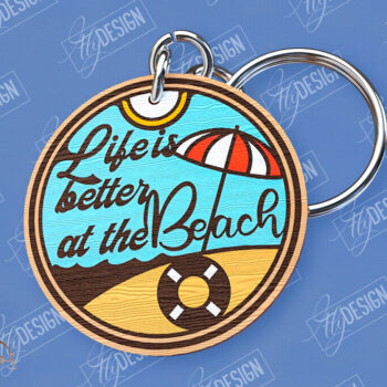 Intra απο ξύλο plywood 3mm-4mm πάχος – Καλοκαιρινό μπρελόκ με  κοπής με λέιζερ Δίασταση  5x5 cm INTRAFABR-100123533 - Image 10