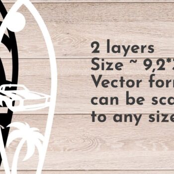 Intra απο ξύλο plywood 3mm-4mm πάχος – Καλοκαιρινό μπρελόκ με λέιζερ, ρετρό Δίασταση  5x5 cm INTRAFABR-68097292 - Image 2