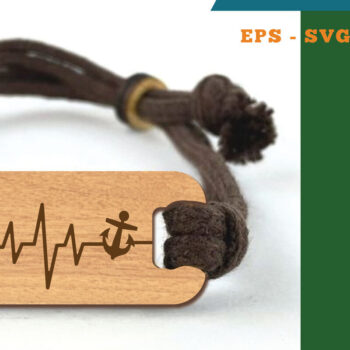 Intra απο ξύλο plywood 3mm-4mm πάχος – Καλοκαιρινό βραχιόλι κοπής με λέιζερ 4 Δίασταση  20x20 cm INTRAFABR-118736289 - Image 1