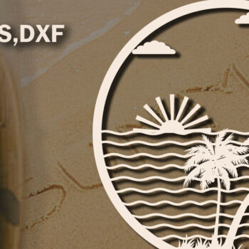 Intra απο ξύλο plywood 3mm-4mm πάχος – Summer Design Δίασταση  40x30 cm INTRAFABR-119693075 - Image 1