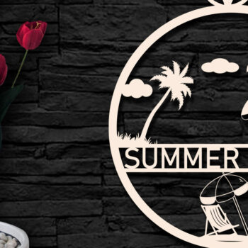 Intra απο ξύλο plywood 3mm-4mm πάχος – Summer Design Δίασταση  40x30 cm INTRAFABR-119693234 - Image 2