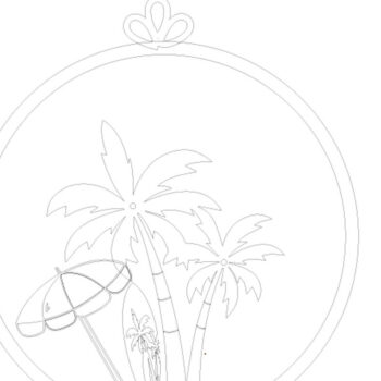 Intra απο ξύλο plywood 3mm-4mm πάχος – Summer Design Δίασταση  40x30 cm INTRAFABR-119656453 - Image 3