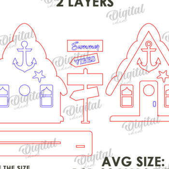 Intra απο ξύλο plywood 3mm-4mm πάχος – Καλοκαιρινή σπιτιών Δίασταση 20x20 cm INTRAFABR-120976188 - Image 2