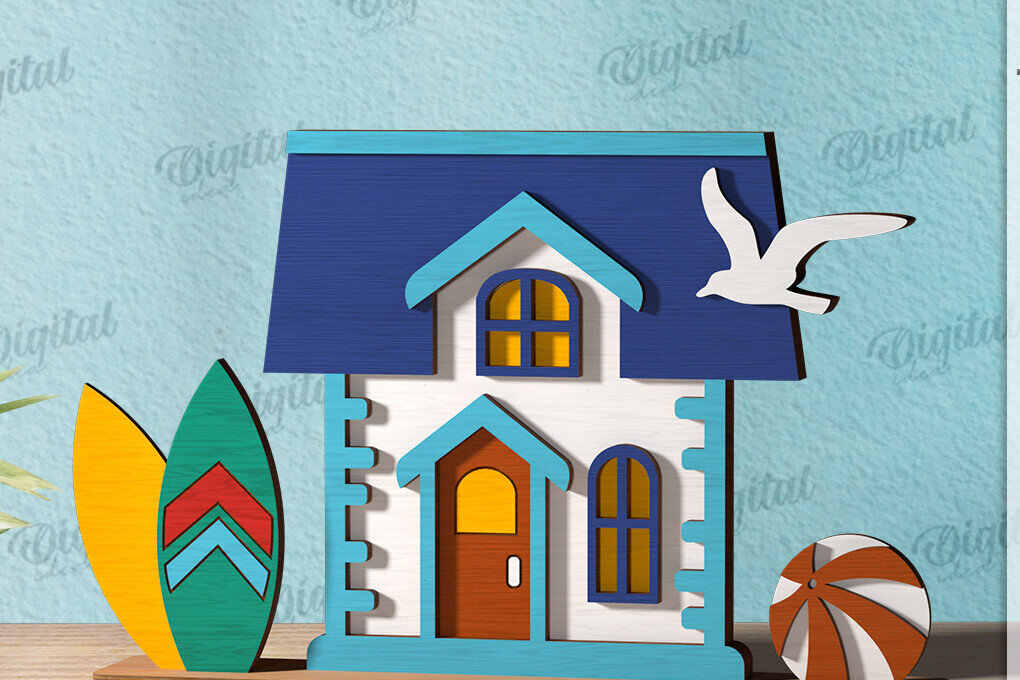 Intra απο ξύλο plywood 3mm-4mm πάχος – Καλοκαιρινή σπιτιών Δίασταση  20x20 cm INTRAFABR-120976404