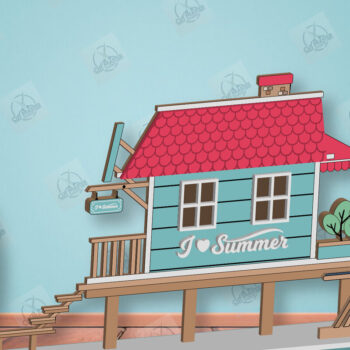 Intra απο ξύλο plywood 3mm-4mm πάχος – Πακέτο κοπής με λέιζερ για το καλοκαίρι Δίασταση  20x20 cm INTRAFABR-123857014 - Image 5