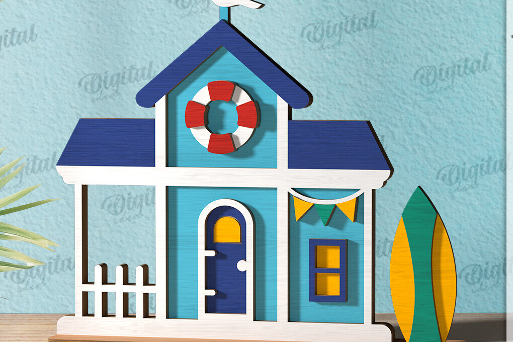 Intra απο ξύλο plywood 3mm-4mm πάχος – Καλοκαιρινή σπιτιών Δίασταση  20x20 cm INTRAFABR-120975963