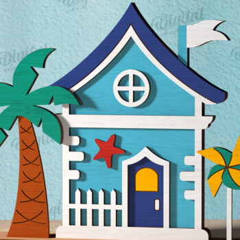 Intra απο ξύλο plywood 3mm-4mm πάχος – Πακέτο κοπής με λέιζερ για καλοκαιρινά σπίτια Δίασταση  20x20 cm INTRAFABR-121119021 - Image 7