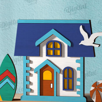 Intra απο ξύλο plywood 3mm-4mm πάχος – Πακέτο κοπής με λέιζερ για καλοκαιρινά σπίτια Δίασταση  20x20 cm INTRAFABR-121119021 - Image 13