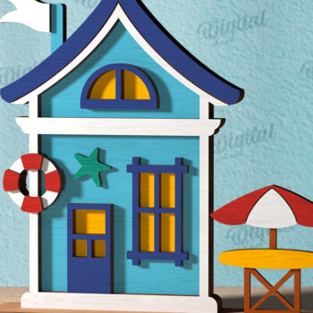 Intra απο ξύλο plywood 3mm-4mm πάχος – Πακέτο κοπής με λέιζερ για καλοκαιρινά σπίτια Δίασταση  20x20 cm INTRAFABR-121119021 - Image 14