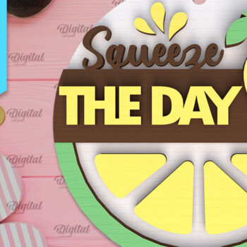 Intra απο ξύλο plywood 3mm-4mm πάχος – Στρογγυλή πινακίδα Summer Layered Δίασταση  20x20 cm INTRAFABR-95571947 - Image 1