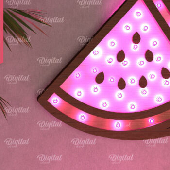 Intra απο ξύλο plywood 3mm-4mm πάχος – Πακέτο Summer Led Night Lights Δίασταση  20x20 cm INTRAFABR-96292362 - Image 9