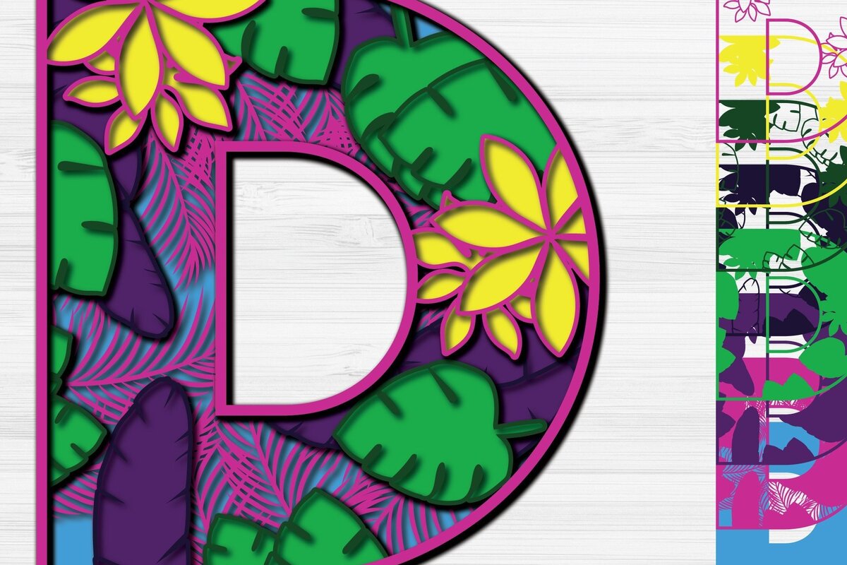 Intra απο ξύλο plywood 3mm-4mm πάχος – Καλοκαιρινό γράμμα Δ Κόψιμο χαρτιού Δίασταση  20x20 cm INTRAFABR-30993613