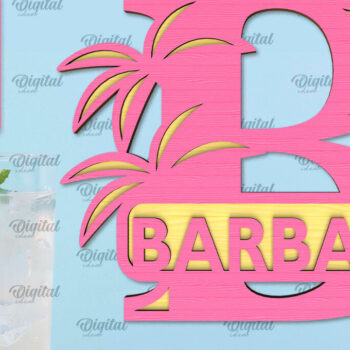 Intra απο ξύλο plywood 3mm-4mm πάχος – Πακέτο κοπής λέιζερ καλοκαιρινών μονογραμμάτων Δίασταση 20x20 cm INTRAFABR-96052891 - Image 4