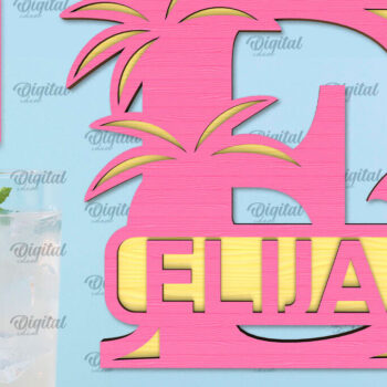 Intra απο ξύλο plywood 3mm-4mm πάχος – Πακέτο κοπής λέιζερ καλοκαιρινών μονογραμμάτων Δίασταση 20x20 cm INTRAFABR-96052891 - Image 7