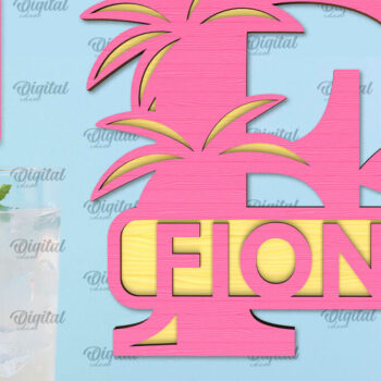 Intra απο ξύλο plywood 3mm-4mm πάχος – Πακέτο κοπής λέιζερ καλοκαιρινών μονογραμμάτων Δίασταση 20x20 cm INTRAFABR-96052891 - Image 8