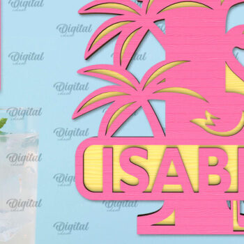 Intra απο ξύλο plywood 3mm-4mm πάχος – Πακέτο κοπής λέιζερ καλοκαιρινών μονογραμμάτων Δίασταση 20x20 cm INTRAFABR-96052891 - Image 11