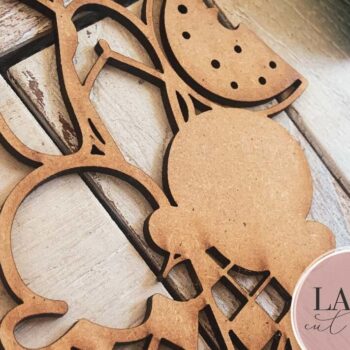 Intra απο ξύλο plywood 3mm-4mm πάχος – Summer Plant Trellis Houseplant Stakes Αρχείο Δίασταση  20x20 cm INTRAFABR-72795675 - Image 4