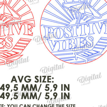 Intra απο ξύλο plywood 3mm-4mm πάχος – Καλοκαιρινό ρετρό σημάδι κοπής με λέιζερ Δίασταση  20x20 cm INTRAFABR-122599173 - Image 2