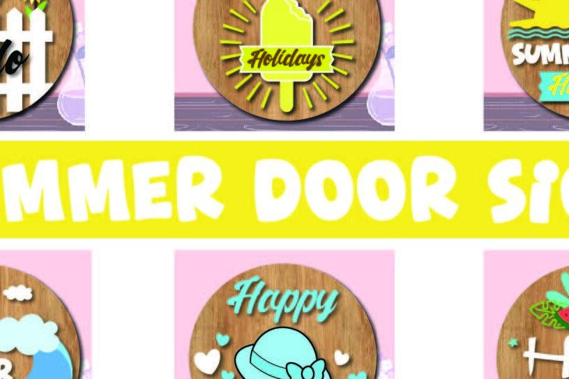 Intra απο ξύλο plywood 3mm-4mm πάχος – Αρχεία αποκοπής δέσμης σημαδιών λέιζερ καλοκαιρινού στρογγυλού Δίασταση  20x20 cm INTRAFABR-117721474