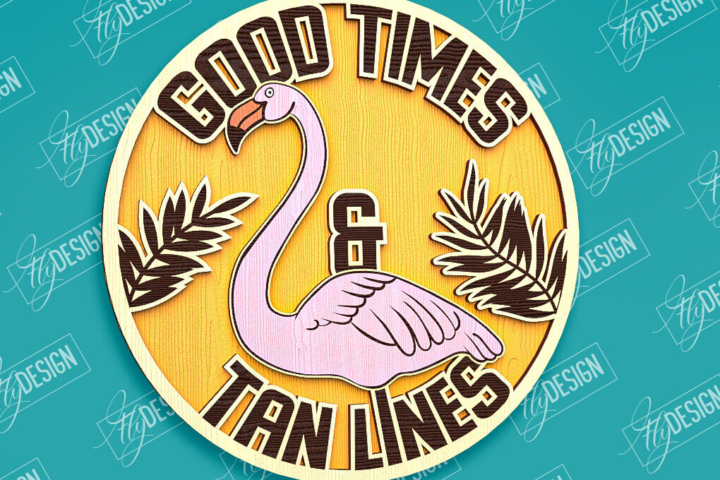 Intra απο ξύλο plywood 3mm-4mm πάχος – Καλοκαιρινό στρογγυλό σημάδι | τρισδιάστατη επιγραφή Δίασταση  20x20 cm INTRAFABR-96279013