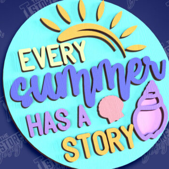 Intra απο ξύλο plywood 3mm-4mm πάχος – Πακέτο κοπής λέιζερ καλοκαιρινών στρογγυλών πινακίδων Δίασταση  20x20 cm INTRAFABR-95791859 - Image 7