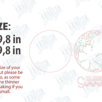 Intra απο ξύλο plywood 3mm-4mm πάχος – Πακέτο κοπής λέιζερ καλοκαιρινών στρογγυλών πινακίδων |CNC Δίασταση  20x20 cm INTRAFABR-120348955 - Image 2