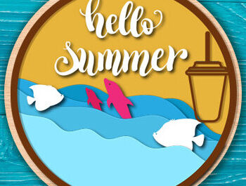 Intra απο ξύλο plywood 3mm-4mm πάχος – Summer Round Signs Δίασταση  40x30 cm INTRAFABR-96944469 - Image 1