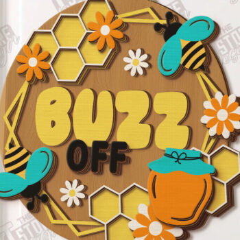 Intra απο ξύλο plywood 3mm-4mm πάχος – Καλοκαιρινές στρογγυλές πινακίδες κοπής με λέιζερ | Επιτοίχιο σημάδι Δίασταση  20x20 cm INTRAFABR-120188936 - Image 1