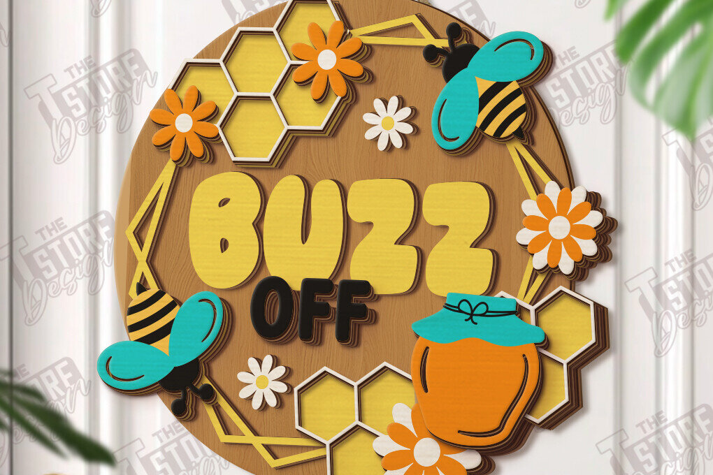 Intra απο ξύλο plywood 3mm-4mm πάχος – Καλοκαιρινές στρογγυλές πινακίδες κοπής με λέιζερ | Επιτοίχιο σημάδι Δίασταση  20x20 cm INTRAFABR-120188936