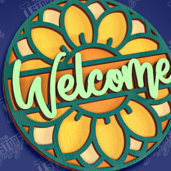 Intra απο ξύλο plywood 3mm-4mm πάχος – Καλοκαιρινά στρογγυλά σημάδια | Σημάδια επιγραφή Δίασταση  20x20 cm INTRAFABR-95791827 - Image 1