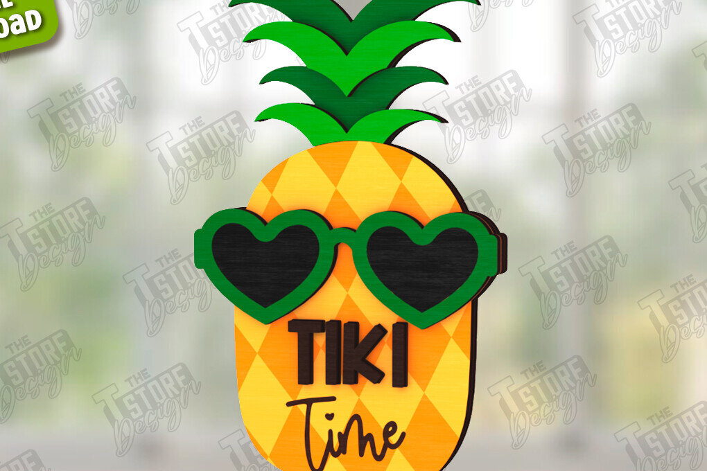 Intra απο ξύλο plywood 3mm-4mm πάχος – Summer Sign| Στοιχεία του καλοκαιριού Δίασταση  40x30 cm INTRAFABR-123031800