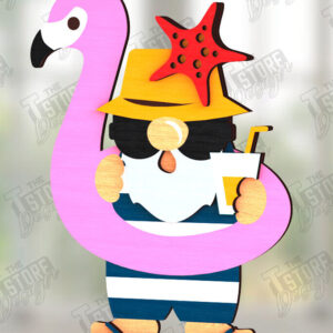 Intra απο ξύλο plywood 3mm-4mm πάχος – Summer Sign| Στοιχεία του καλοκαιριού Δίασταση  40x30 cm INTRAFABR-123031696