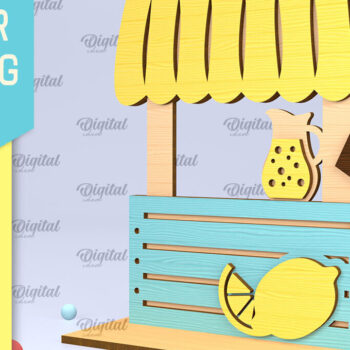 Intra απο ξύλο plywood 3mm-4mm πάχος – Πακέτο κοπής με λέιζερ για καλοκαιρινή στάση Δίασταση  20x20 cm INTRAFABR-95174229 - Image 3