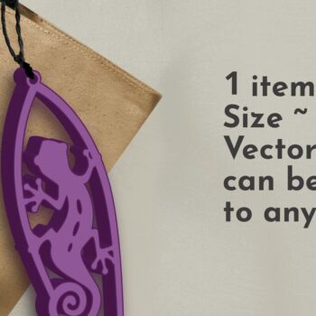 Intra απο ξύλο plywood 3mm-4mm πάχος – Μπρελόκ Summer Surf, Lizard Δίασταση  5x5 cm INTRAFABR-92940080 - Image 2