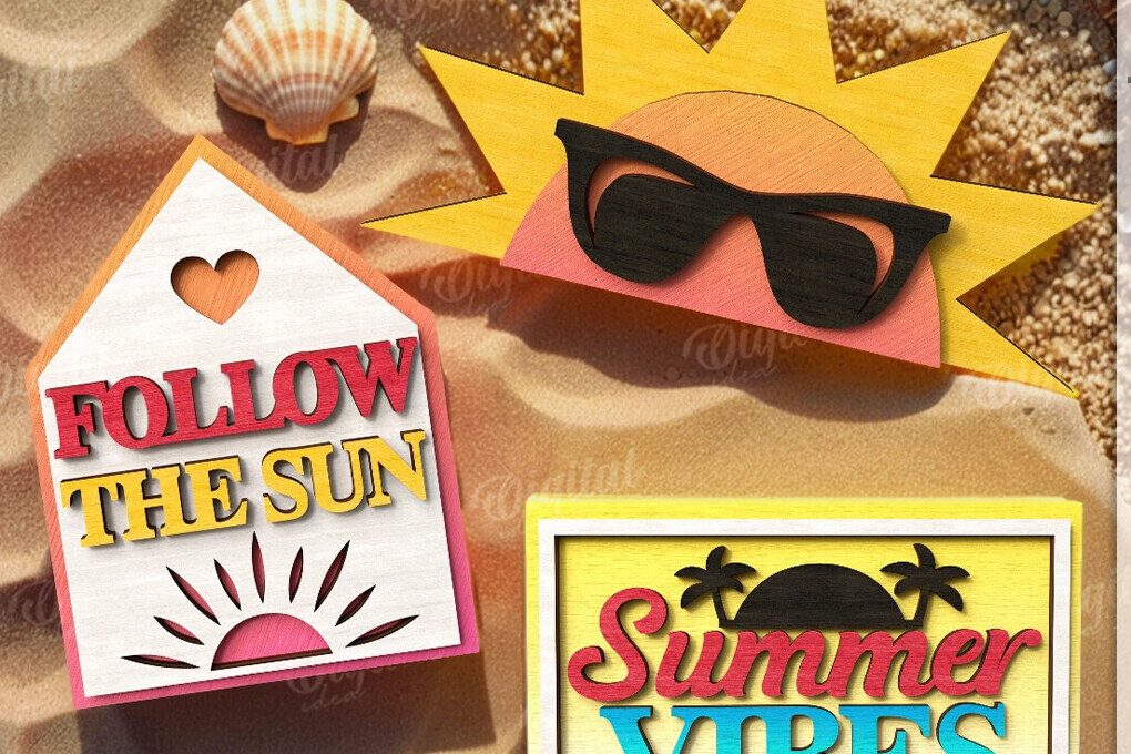 Intra απο ξύλο plywood 3mm-4mm πάχος – Καλοκαιρινός διακοσμητικός δίσκος με Δίασταση  40x30 cm INTRAFABR-122387118