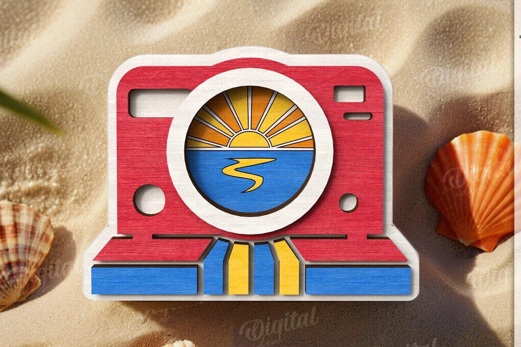 Intra απο ξύλο plywood 3mm-4mm πάχος – Καλοκαιρινός διακοσμητικός δίσκος με Δίασταση  40x30 cm INTRAFABR-122386460