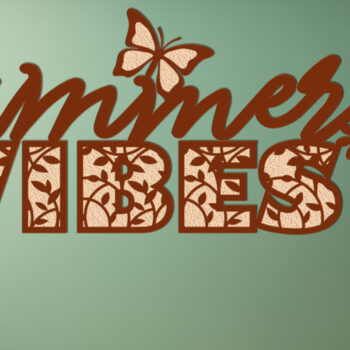 Intra απο ξύλο plywood 3mm-4mm πάχος – Διακοσμητικό διακοσμητικό πάνελ Summer Vibes Δίασταση  40x30 cm INTRAFABR-103072692 - Image 2