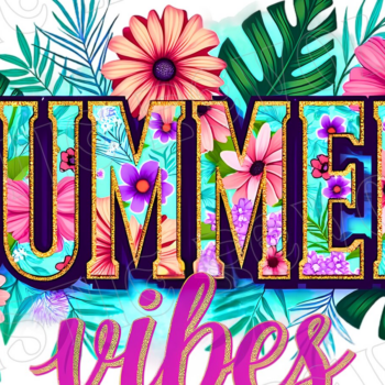 Intra απο ξύλο plywood 3mm-4mm πάχος – Summer Vibes Png Summer Sublimation Png Δίασταση  20x20 cm INTRAFABR-122413159 - Image 1