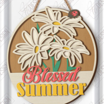 Intra απο ξύλο plywood 3mm-4mm πάχος – Πακέτο κοπής με λέιζερ καλοκαιρινές επιγραφές τοίχου | CNC Δίασταση 40x30 cm INTRAFABR-123136041 - Image 5